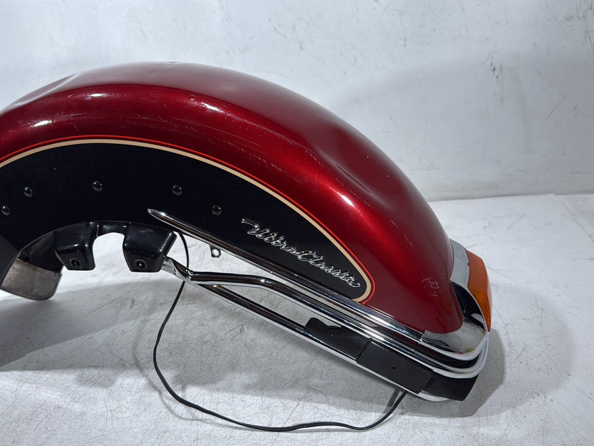 2007 Harley Electra Glide Touring Ultra OEM Front Wheel Fender Shell Panel Dent!
