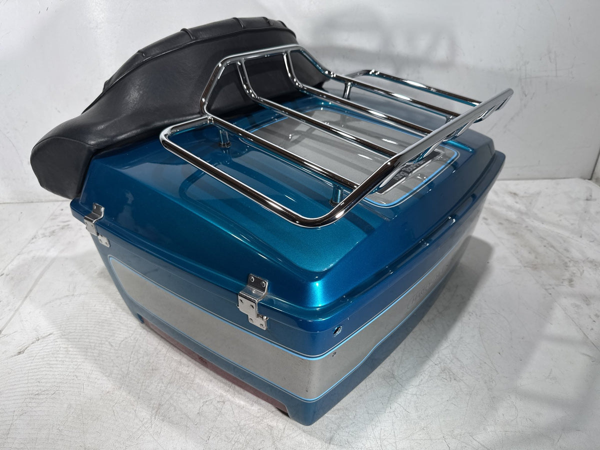 1995 Harley Electra Glide Touring FLHT OEM Pass Backrest Tour Pak Luggage NOKey