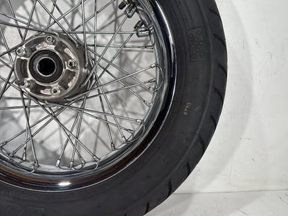 2005 Harley Electra Glide Touring Ultra FLHTCUI OEM Front Wheel Rim Tire Spoked