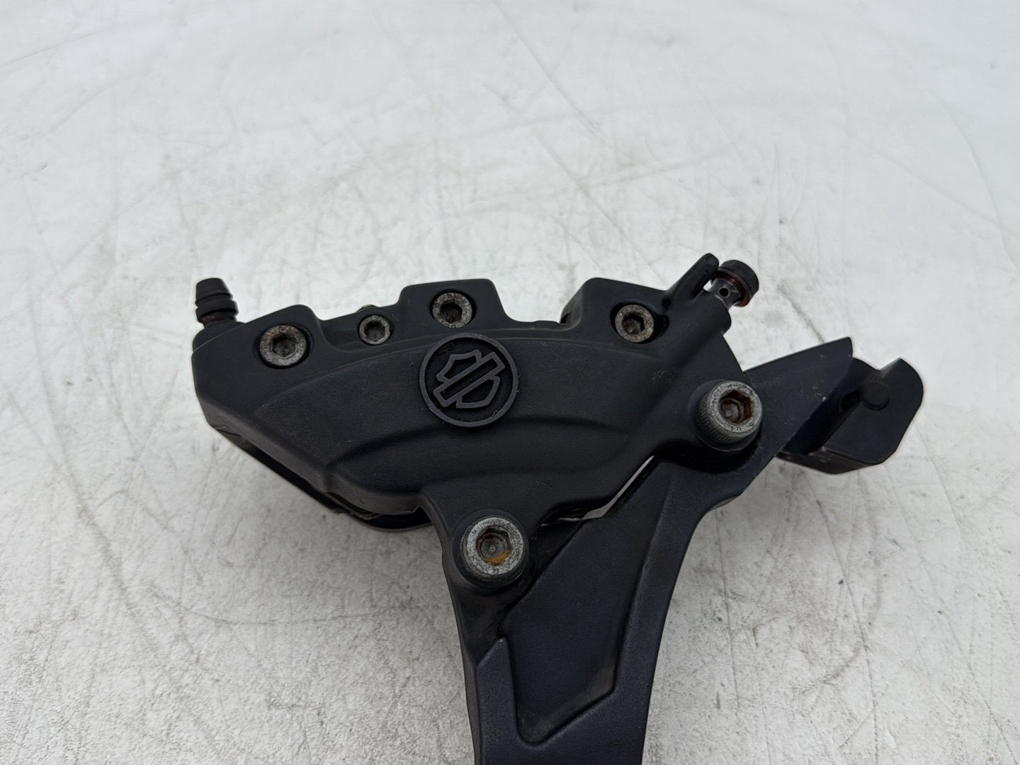 2013 Harley Electra Glide Touring Ultra FLHTCUI OEM Rear Back Brake Caliper w/ Bracket