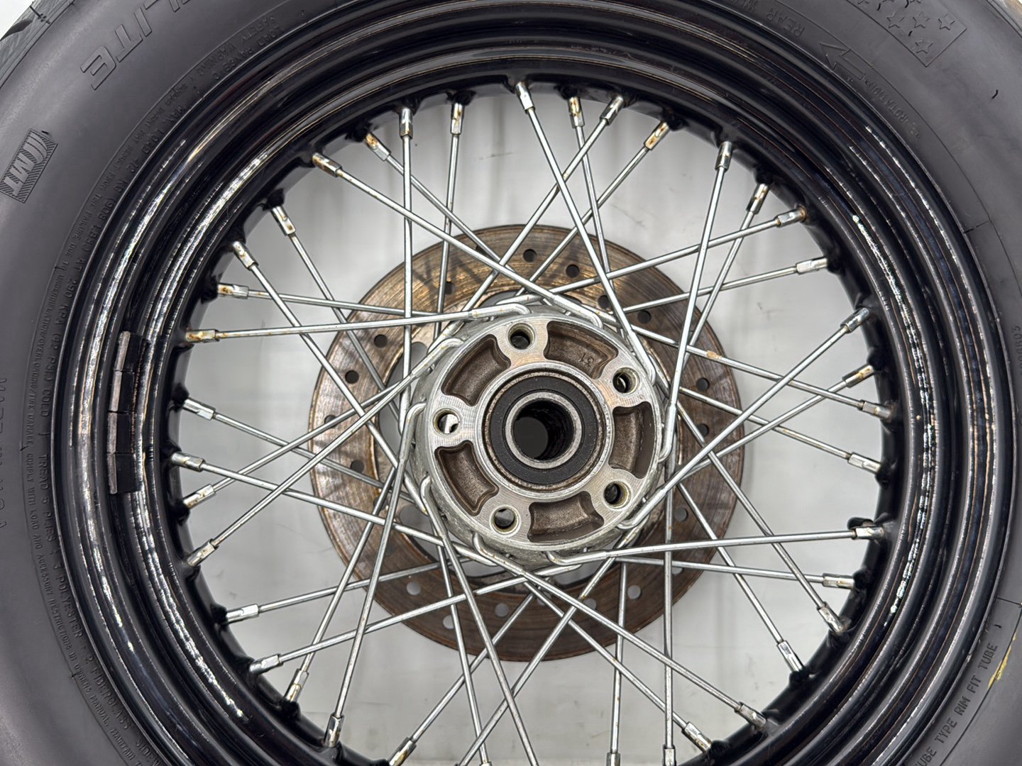 2013 Harley Forty-Eight Sportster 1200X OEM Rear Wheel Rim Tire Spoked