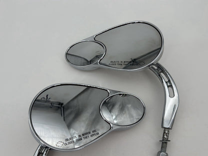 2007 Harley Softail Heritage Classic FLSTC OEM Left Right Rear View Mirror