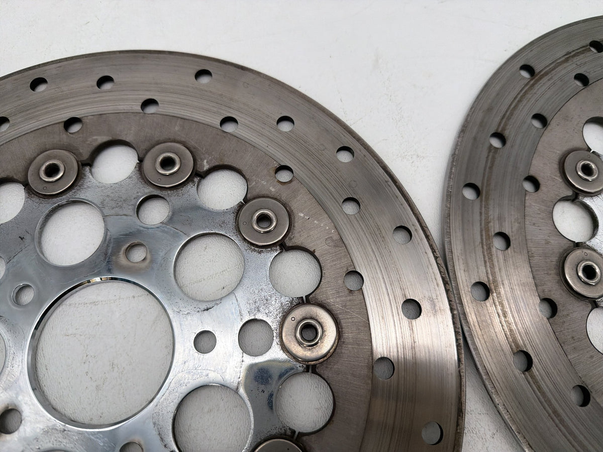 2007 Harley Electra Glide Touring CVO Eagle OEM Front Brake Rotors Disc Pair