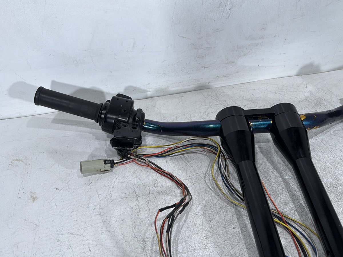 2007 Harley Dyna Street Bob FXDB OEM Handlebars Left Right Switches Controls