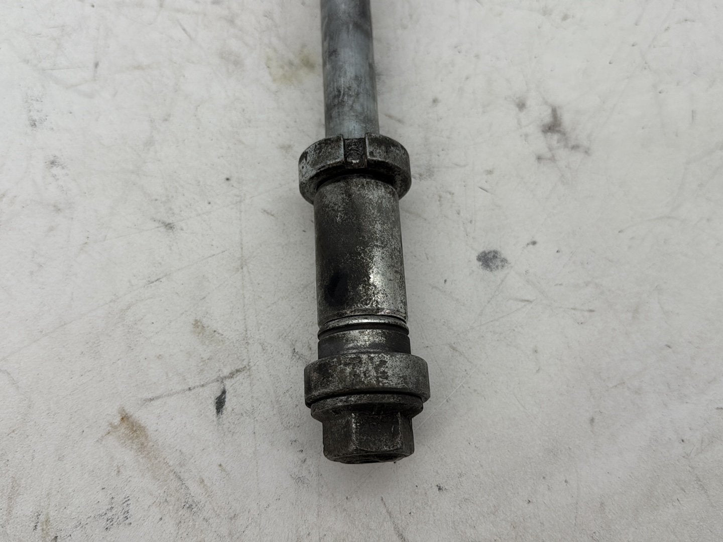 2002 Harley Heritage Softail Classic FLSTC OEM Rear Wheel Axle Bolt Shaft