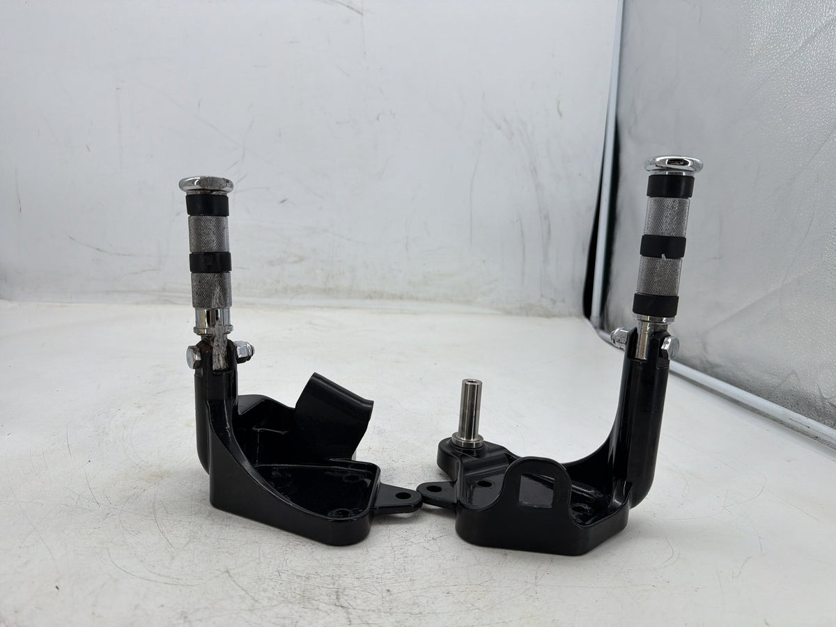 2001 Harley Softail Deuce FXSTD OEM Left & Right Driver Step Foot Rest Pegs