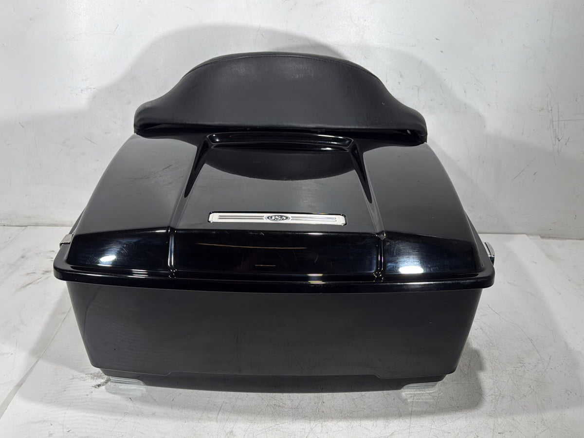 2010 Harley Street Glide Touring FLHX OEM Pass Backrest Tour Pak Luggage NOKey