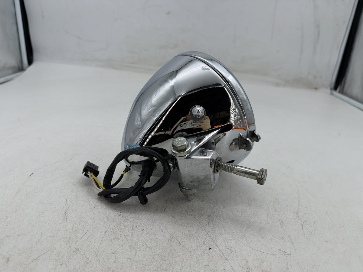 03 Harley Softail Deuce FXSTDI OEM Headlight Headlamp Head Lamp Light LED DENTED