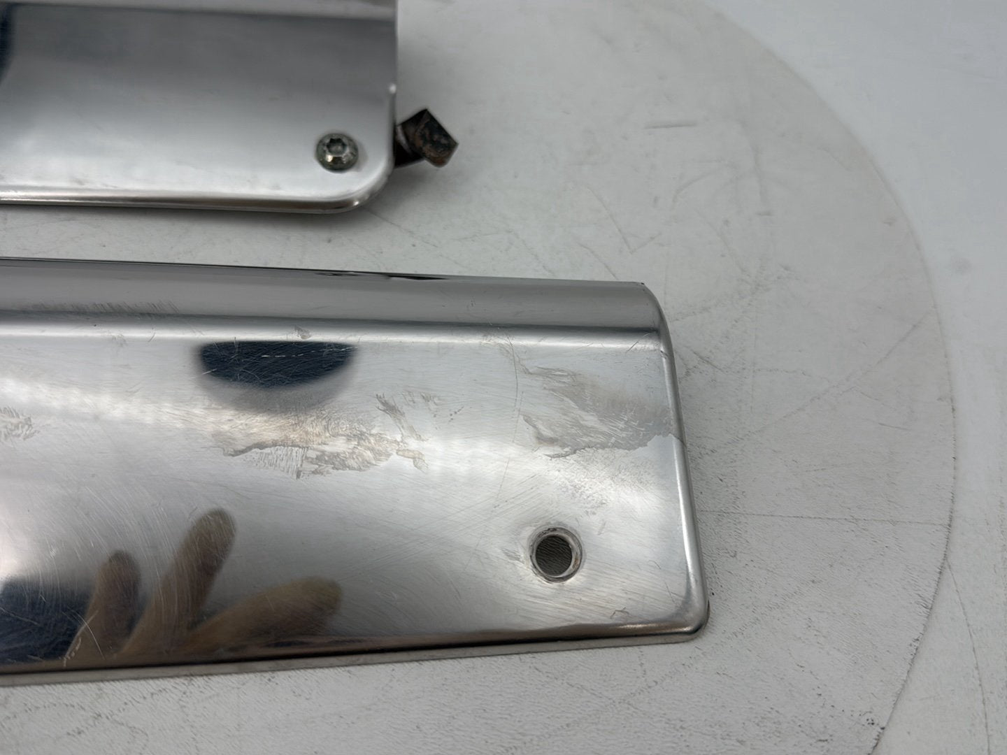 1999 - 2006 Harley-Davidson Softail Heritage Front Left Right Fork Tube Slider Guard Covers 67816-86