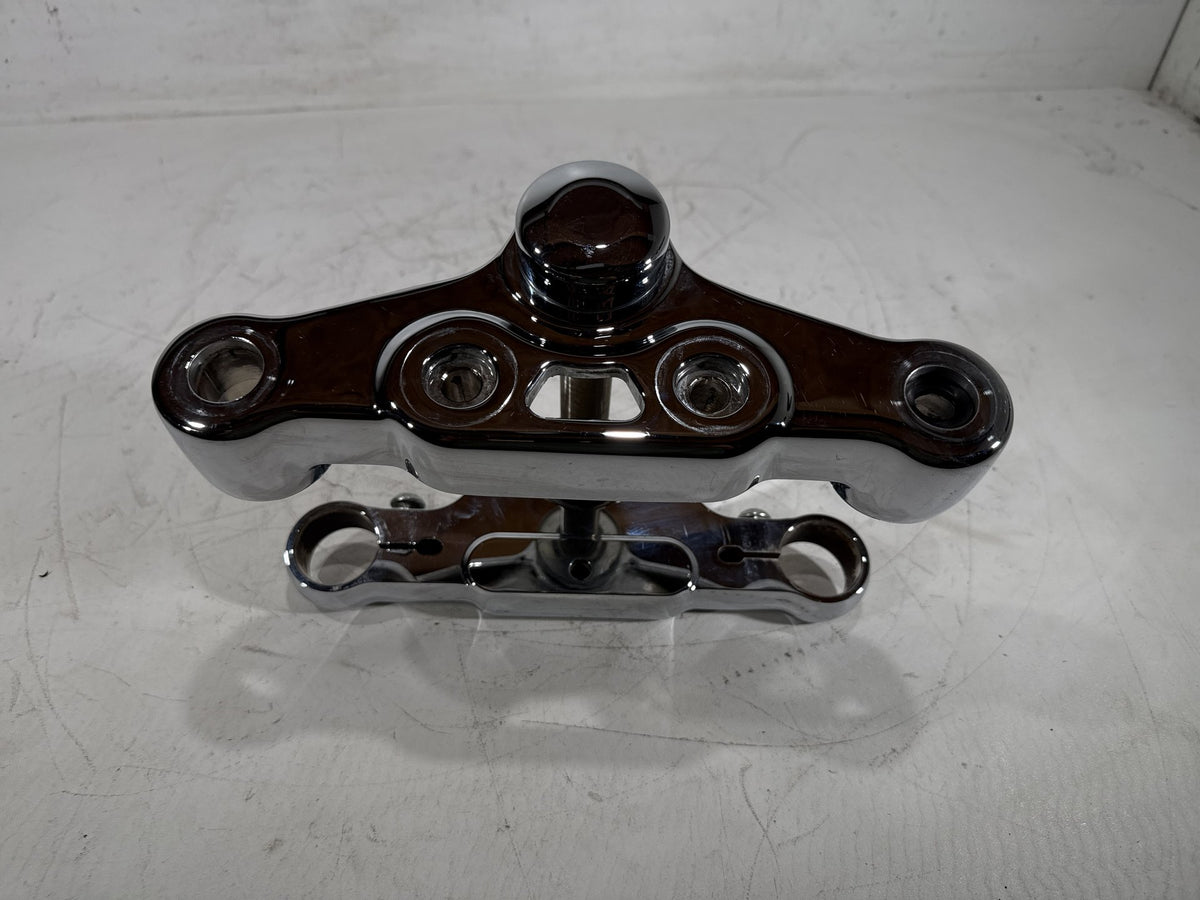 2003 Harley Softail Deuce FXSTDI OEM Front Fork Upper Lower Triple Tree
