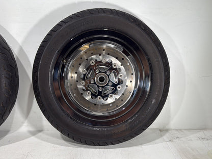 2007 Harley Electra Glide Touring FLHTCUI OEM Front & Rear Wheel Rim Tire 16"