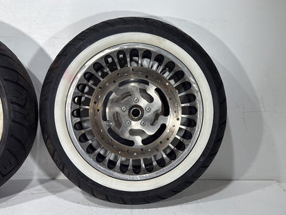 2013 Harley Electra Glide Touring Ultra FLHTCUI OEM Front & Rear Wheel Rim Tire