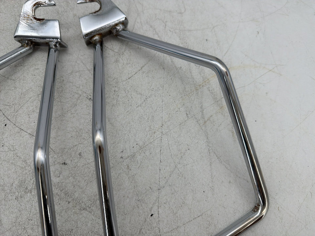 2001 Harley Fat Boy Softail FLSTF OEM Rear Left Right Saddlebag Guard Rails Bar