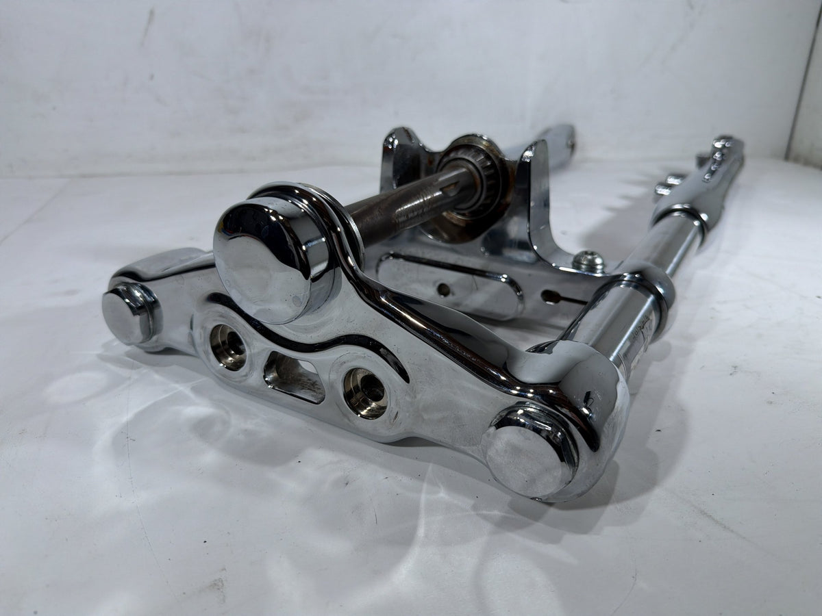 2001 Harley Softail Deuce FXSTD Front Triple Tree Set & LH RH Fork Legs Sliders