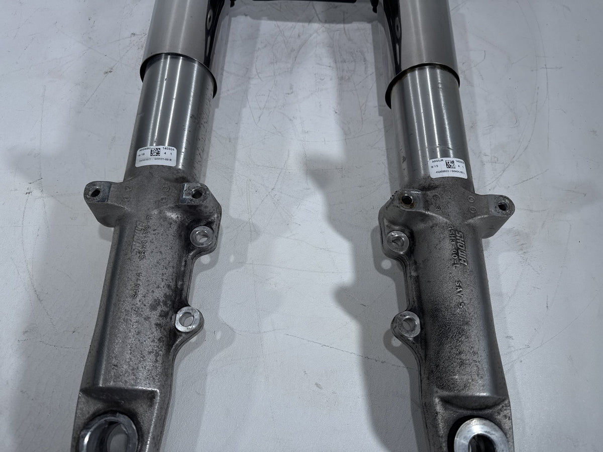 14 Harley Electra Touring Ultra Front Triple Tree Set & LH RH Fork Legs Sliders