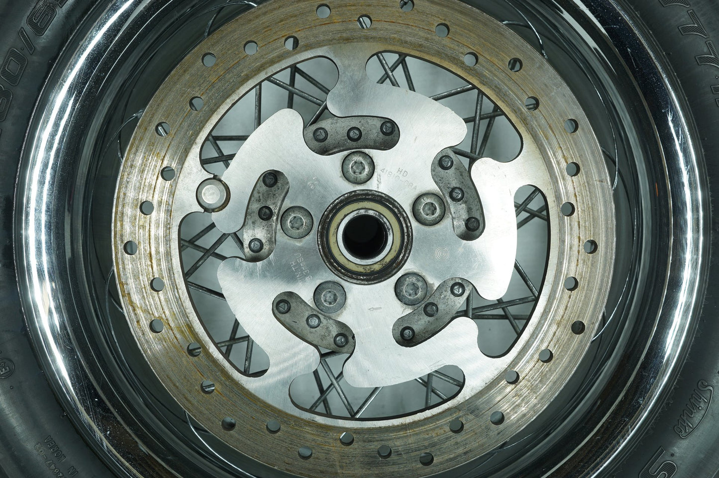 2007 - 2012 Harley-Davidson Touring Electra Glide Classic Rear Wheel Rim Tire Spoked 180/65B16 81H