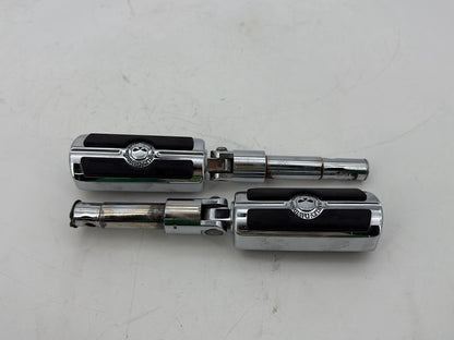 2009 Harley Sportster XL1200C 1200 Custom OEM Left & Right Driver Step Foot Rest Pegs