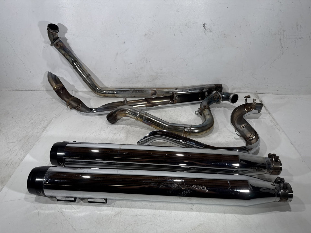 2002 Harley Electra Glide Touring Classic Exhaust Header Pipes Muffler RINEHART