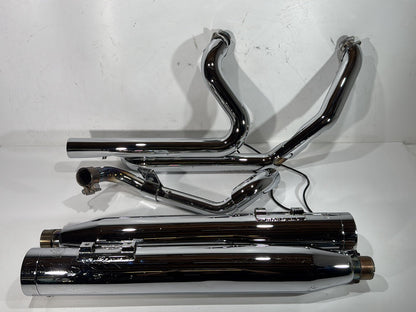 2014 Harley Electra Glide Touring CVO Screamin Eagle OEM Exhaust Header Pipes Muffler Vance & Hines