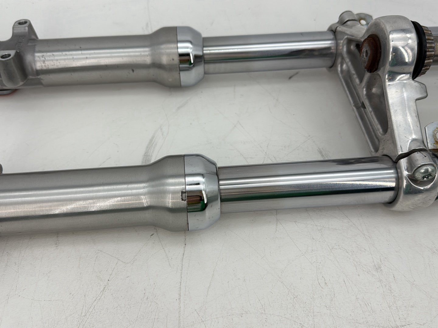 2006 Harley Sportster XL883C 883 Custom OEM Front Triple Tree Set & LH RH Fork Legs Sliders