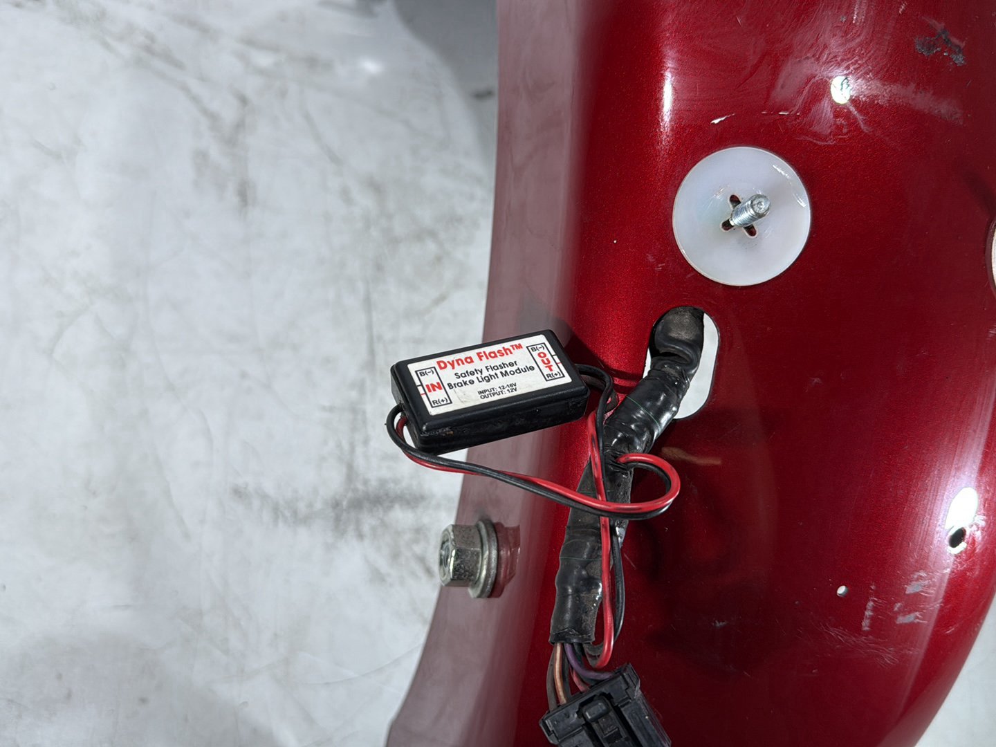 2007 Harley Touring FLHTC Electra Glide Classic OEM Rear Wheel Fender Turn Signal Indicators