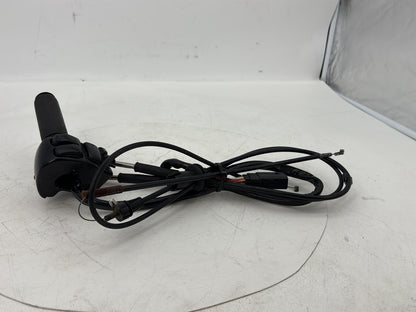 2007 - 2012 Harley-Davidson Touring Electra Glide Ultra Right Engine Start Kill Switches Controls w/ Hand Grip, Idle Throttle Cable Lines