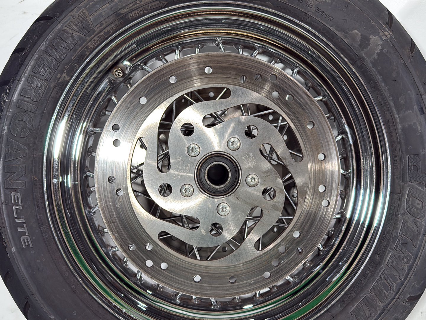 2005 Harley Touring FLHRCI Road King Classic OEM Front Rear Wheel Rim Tire Spoked