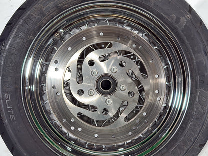 2005 Harley Touring FLHRCI Road King Classic OEM Front Rear Wheel Rim Tire Spoked