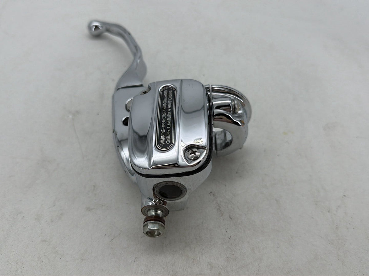 10 Harley Street Glide Touring OEM Front RH Brake Lever Master Cylinder CHROME