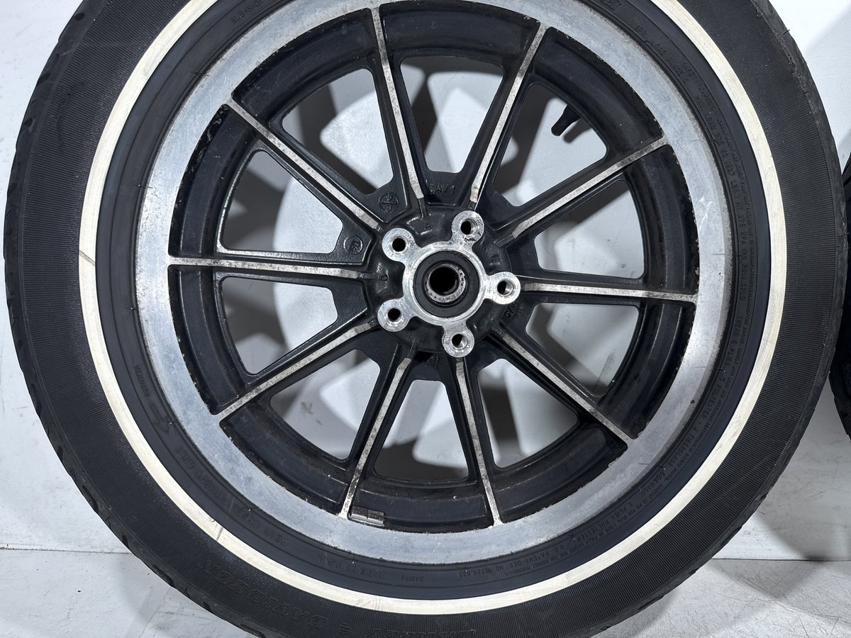 1995 Harley Electra Glide Touring FLHT Front & Rear Wheel Rim Tire MT90B16 16"