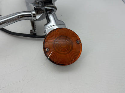 1991 Harley Heritage Softail Classic FLSTC OEM Front Turn Signal Indicators Aux Light Bar