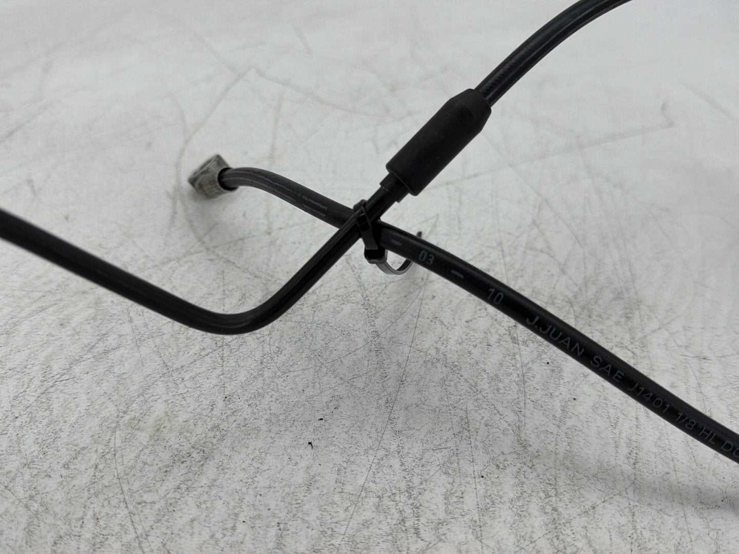 2011 Harley Heritage Softail Classic FLSTC OEM Rear Brake Hose Line Pipe ABS