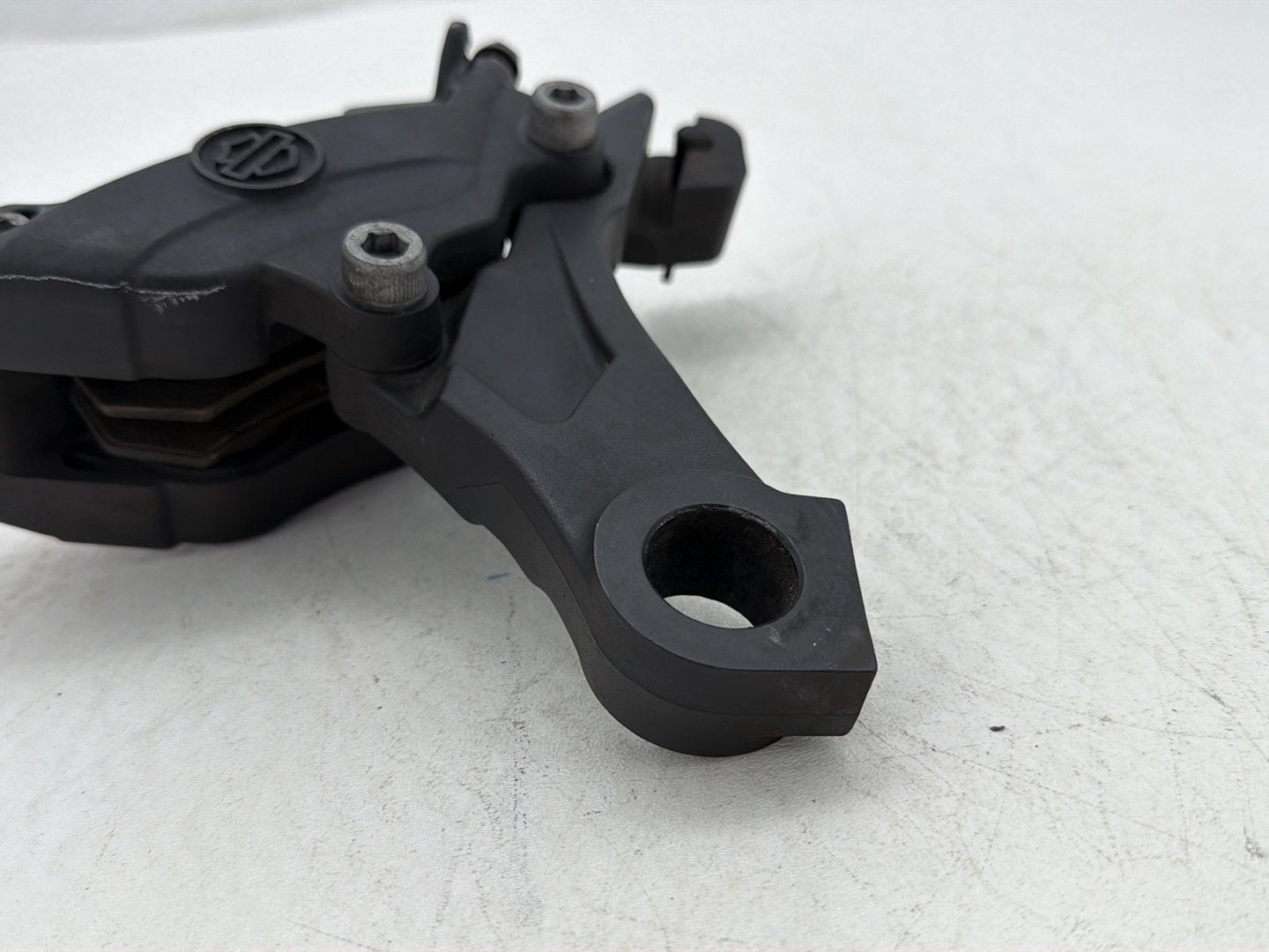 2013 Harley Street Glide Touring FLHX OEM Rear Back Brake Caliper w/ Bracket