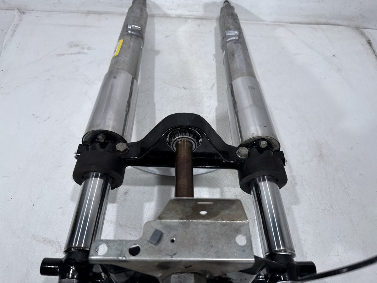 01 Harley Electra Glide Touring Front Triple Tree Set & LH RH Fork Legs Sliders