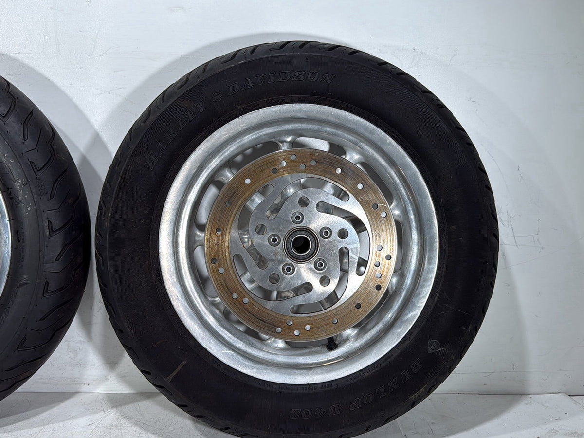 2006 Harley Electra Glide Touring Ultra OEM Front & Rear Wheel Rim Tire 16"