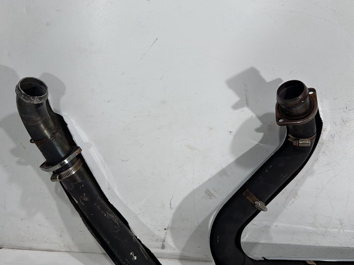 2001 Harley Electra Glide Touring Exhaust Header Pipe 2 into 1 NO Bracket BENT