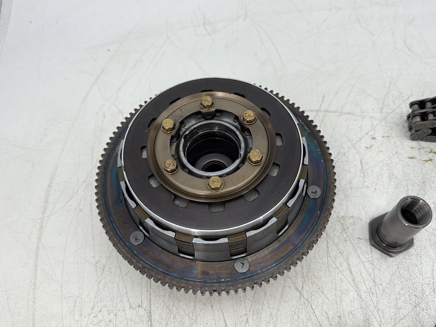 2004 Harley Road King Touring Custom FLHRSI OEM Clutch Basket Chain Tensioner Kit