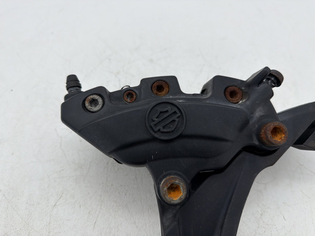 2011 Harley Road King Touring FLHR OEM Rear Back Brake Caliper w/ Bracket