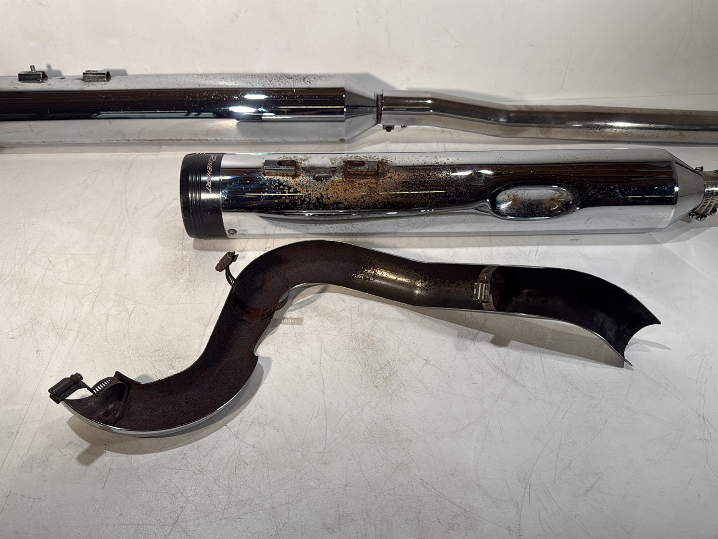 2007 - 2012 Harley-Davidson Touring Street Glide Exhaust Header Pipes Muffler Rinehart