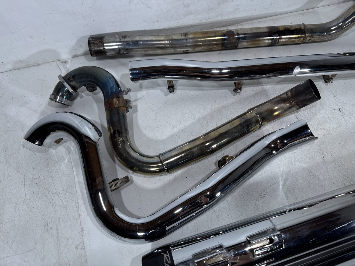2002 Harley Electra Glide Touring Classic Exhaust Header Pipes Muffler RINEHART