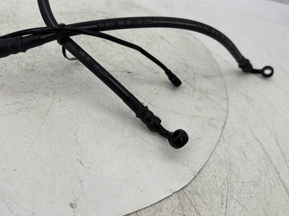 1998 Harley Touring FLHTCUI Electra Glide Ultra OEM Front Brake Hose Line Pipe