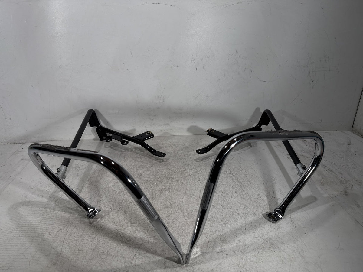2009 Harley Electra Glide Touring CVO Rear Left Right Saddlebag Guard Rails Bar