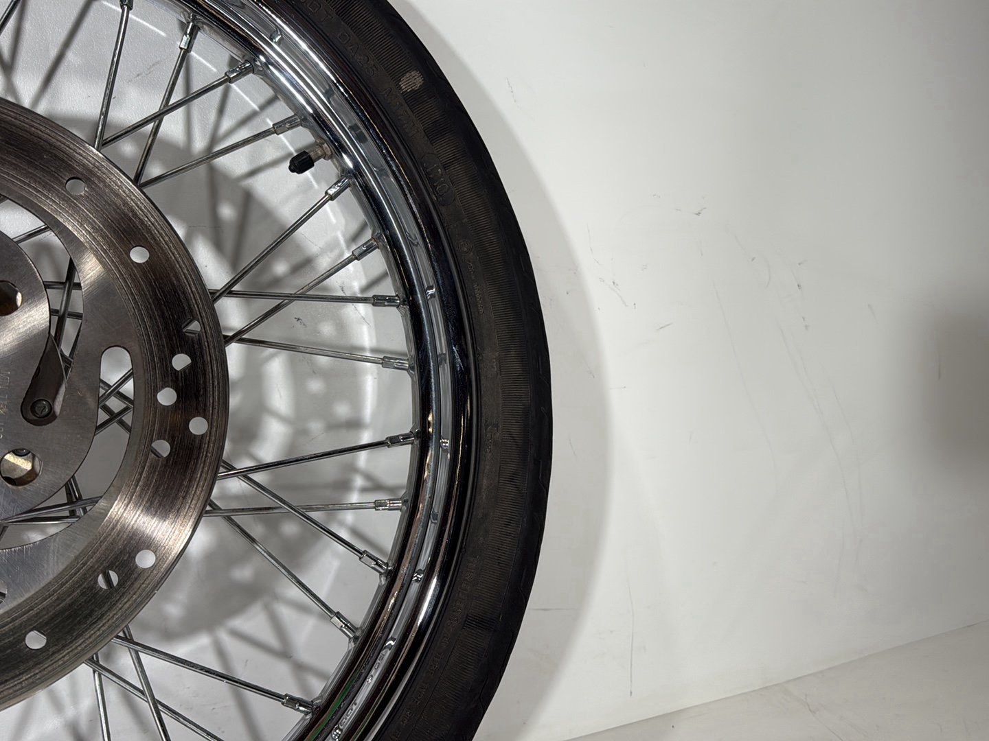 2004 - 2013 Harley-Davidson Sportster 1200 Custom Front Wheel Rim Tire Spoked 44610-05