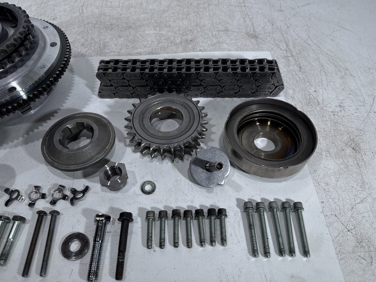 2001 Harley Fat Boy Softail FLSTF OEM Clutch Basket Chain Tensioner Kit