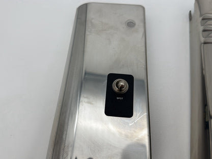 2007 Harley Softail Heritage Classic FLSTC OEM Front Left Right Fork Tube Slider Guard Covers