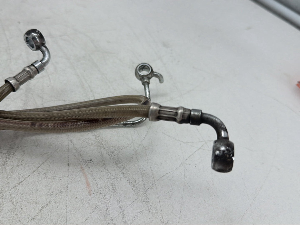 2013 Harley Electra Glide Touring CVO Eagle OEM Front Brake Hose Line Pipe ABS