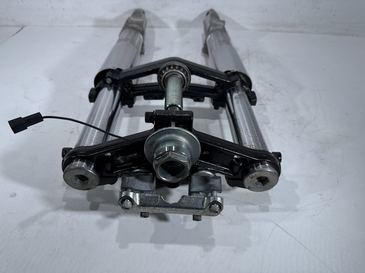 14 Harley Electra Touring Ultra Front Triple Tree Set & LH RH Fork Legs Sliders