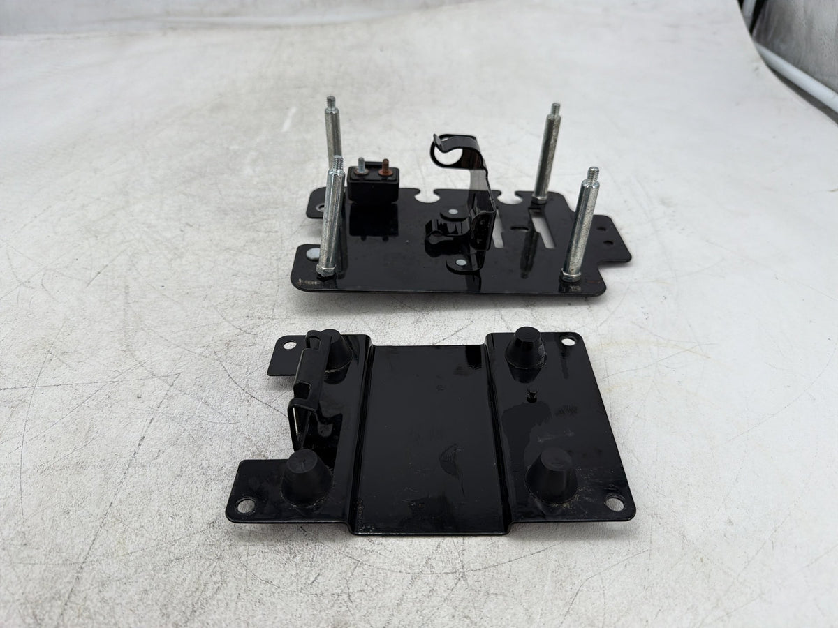 2002 Harley Dyna Wide Glide OEM Electrical Panel Holder Bracket Carrier Caddy