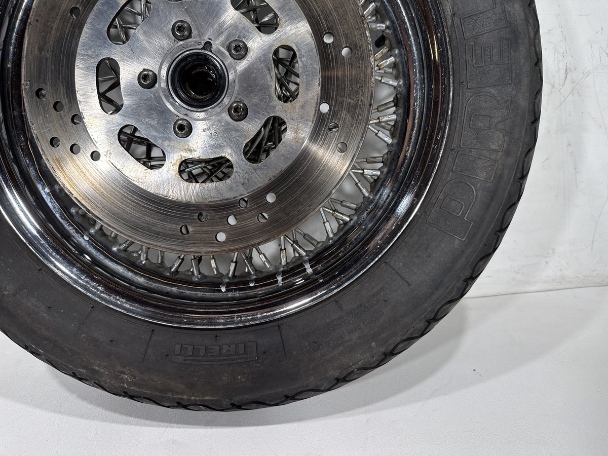 1995 Harley Heritage Softail Classic OEM Front Wheel Rim Tire Spoked MT90B16 16"
