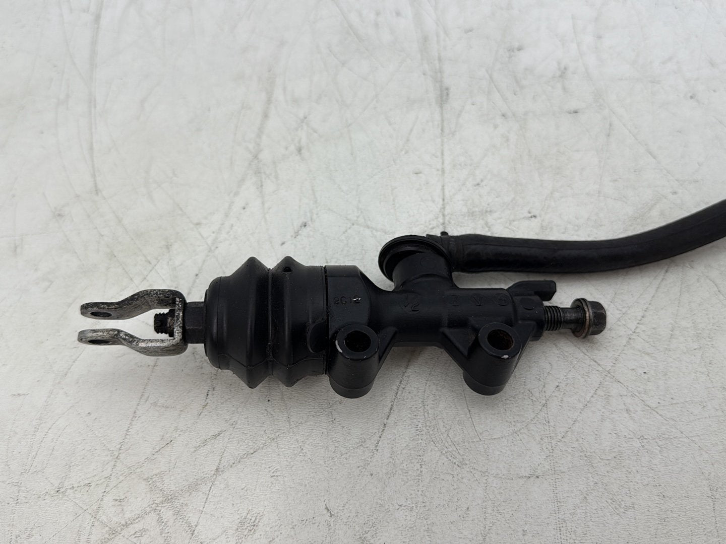 2008 Harley Sportster XL883L 883 Rear Brake Line Master Cylinder Reservoir Tank